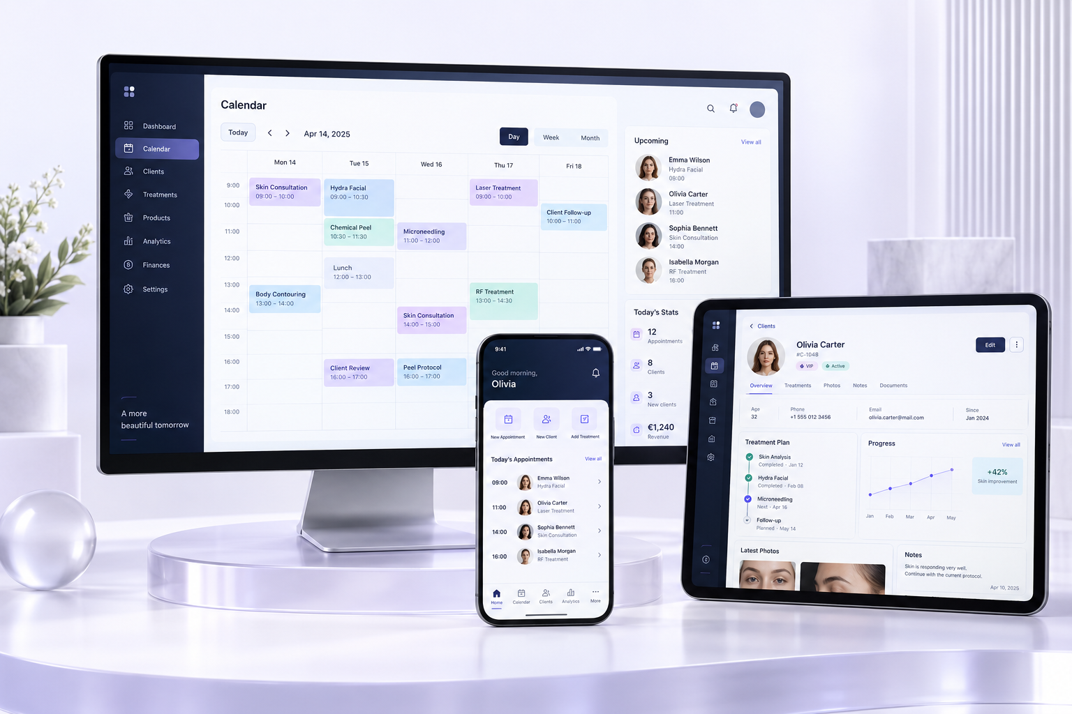 SP Protocol on desktop, tablet and smartphone